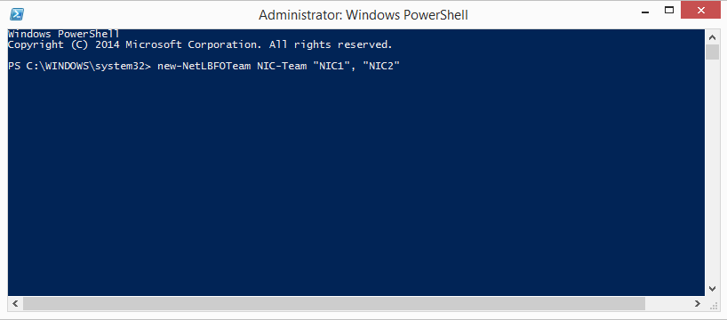 Windows Powershell dialog