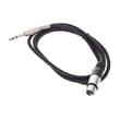 the sssnake FXP2015 Audiokabel XLR female -> 6,3mm Stereo-Klinke, symmetrisch, 1,5m