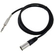 the sssnake MXP2015 Audiokabel XLR male -> 6,3mm Stereo-Klinke, symmetrisch, 1,5m